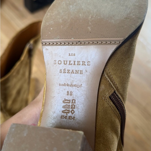 Sezane Suede Garret Boots - Picture 9 of 9